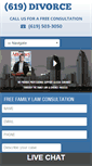 Mobile Screenshot of 619divorce.com